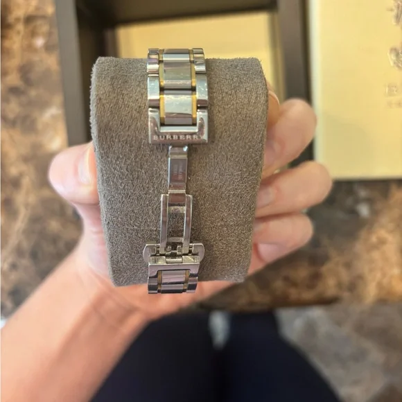 Burberry Gold and Silver Classic Watch - Picture 4 of 5